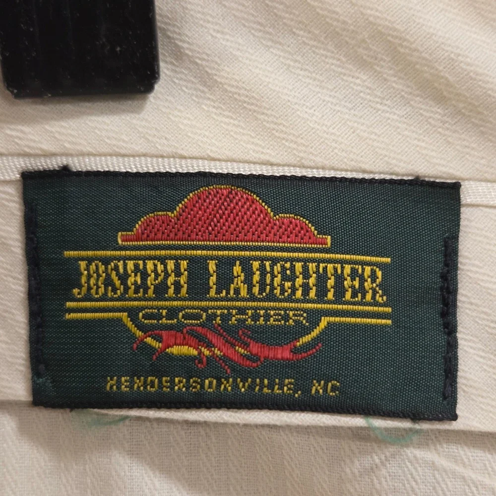 Joseph Laughter Clothier Pleated Linen Trousers Pants Men‎ Size 36x33 Old Money